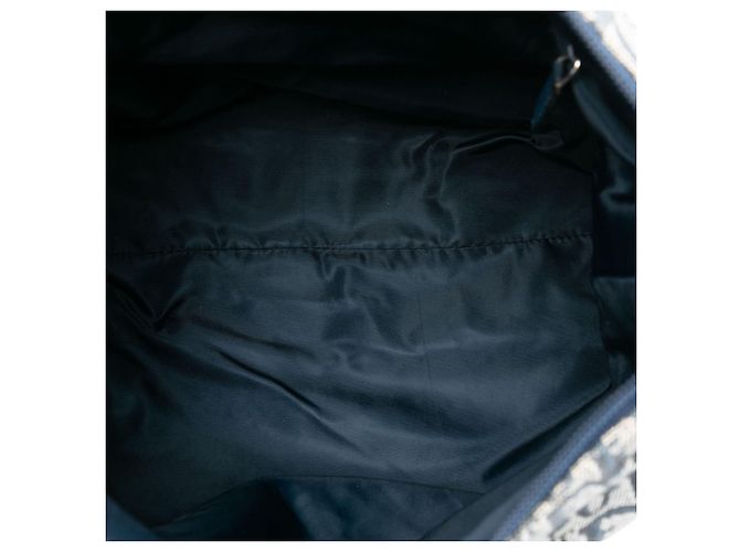 Borsa a tracolla in tela Trotter Diorissimo blu Dior Blu navy - vista 4