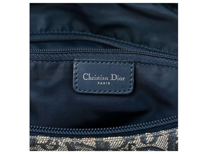 Borsa a tracolla in tela Trotter Diorissimo blu Dior Blu navy - vista 5