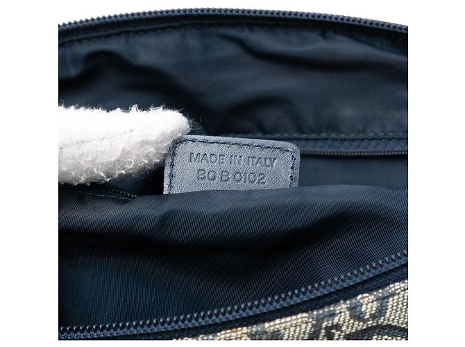 Borsa a tracolla in tela Trotter Diorissimo blu Dior Blu navy - vista 6