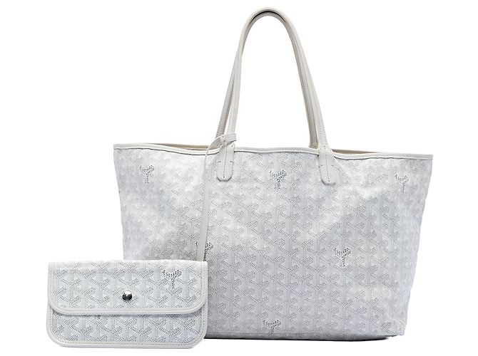 Goyard Bianco Goyardine Saint Louis PM - vista 7