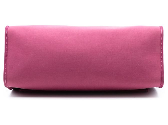 Hermès Herbag Zip 31 Tasche aus rosa Segeltuch - Ansicht 3