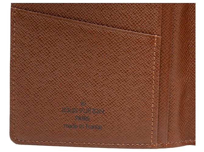 Cartera Larga Brazza Monograma Marrón Louis Vuitton Castaño - vista 5