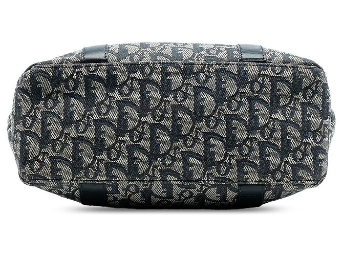 Dior Blue Diorissimo Trotter Canvas Tote - view 3