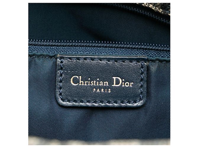 Dior Blue Diorissimo Trotter Canvas Tote - view 5
