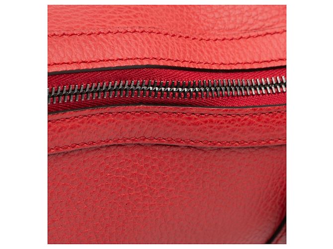 Borsa Gucci in pelle rossa con charm GG Rosso - vista 7