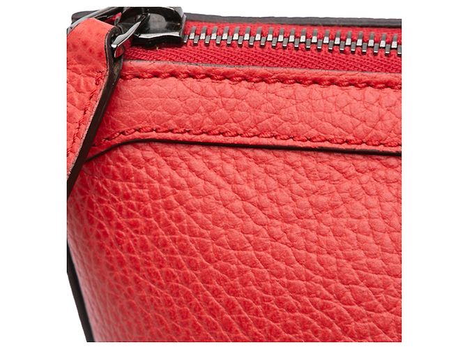 Borsa Gucci in pelle rossa con charm GG Rosso - vista 8