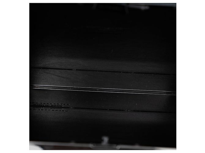 Clutch Tuxedo in acrilico nero di Saint Laurent con catena - vista 4
