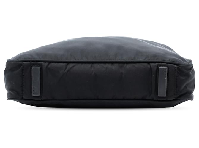 Borsa Tote Tessuto Nera Prada Nero - vista 3