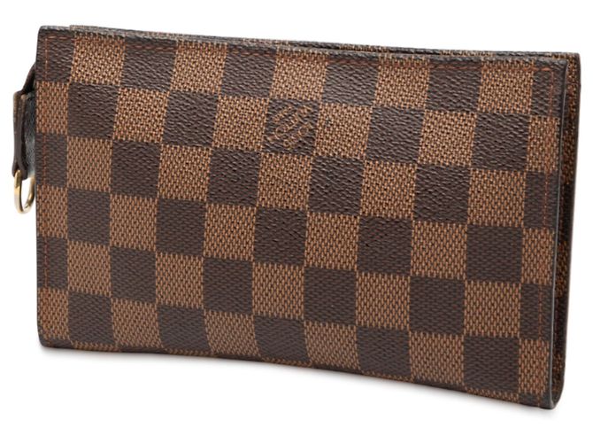 Bucket Pochette a secchiello Marais Damier Ebene Louis Vuitton Marrone - vista 2