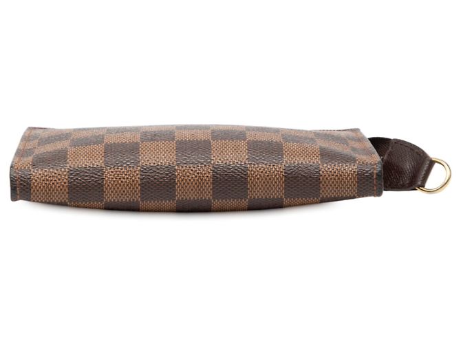 Bucket Pochette a secchiello Marais Damier Ebene Louis Vuitton Marrone - vista 3