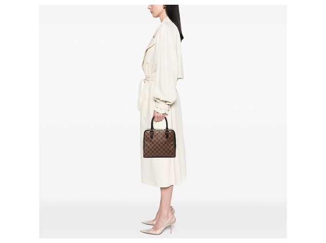 Louis Vuitton Marrone Damier Ebene Brera - vista 7