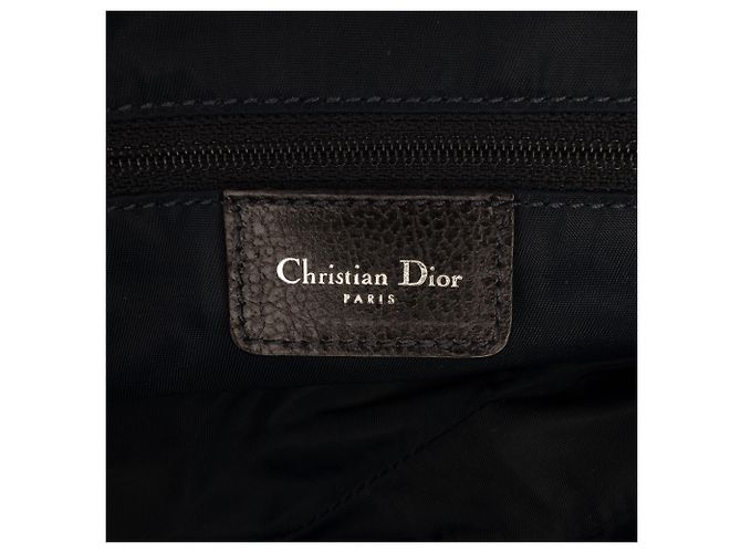Saddle Borsa a tracolla Dior in denim blu obliquo con doppia sella - vista 5