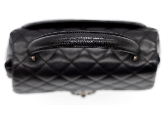 Coco Handle Chanel Kelly Top Handle – Caviar Nero, Finiture Argentate Silver hardware - vista 10