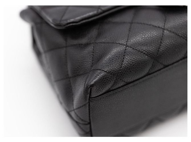 Coco Handle Chanel Kelly Top Handle – Caviar Nero, Finiture Argentate Silver hardware - vista 12