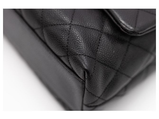 Coco Handle Chanel Kelly Top Handle – Caviar Nero, Finiture Argentate Silver hardware - vista 13