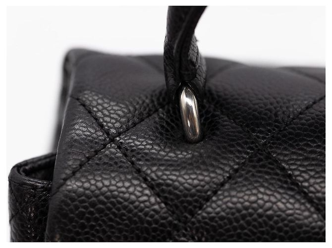 Coco Handle Chanel Kelly Top Handle – Caviar Nero, Finiture Argentate Silver hardware - vista 16