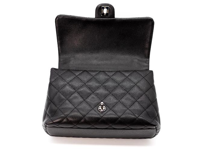 Coco Handle Chanel Kelly Top Handle – Caviar Nero, Finiture Argentate Silver hardware - vista 17