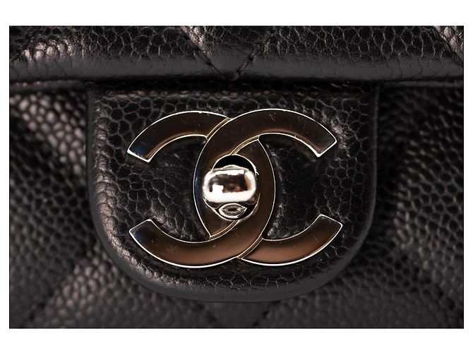Coco Handle Chanel Kelly Top Handle – Caviar Nero, Finiture Argentate Silver hardware - vista 2