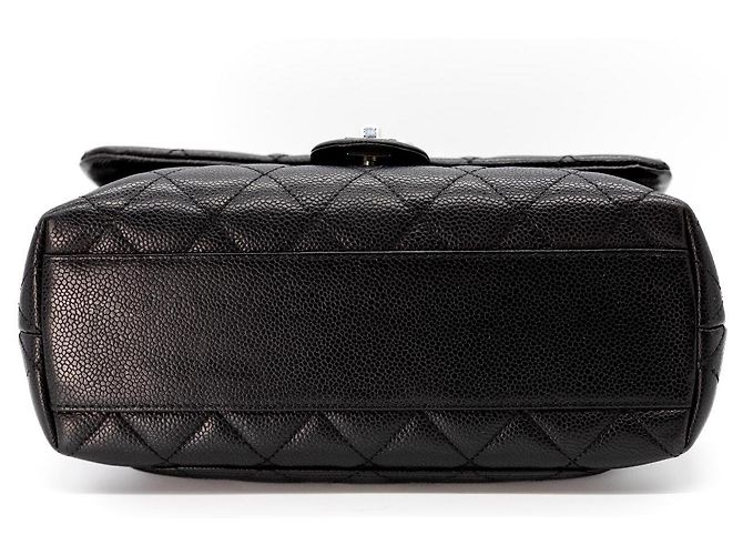 Coco Handle Chanel Kelly Top Handle – Caviar Nero, Finiture Argentate Silver hardware - vista 7