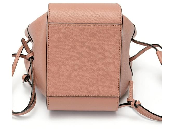 Borsa Hammock Mini Loewe con coulisse Beige - vista 4