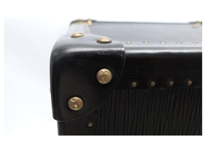 VANITY VINTAGE LOUIS VUITTON MALE BOITE A BOUTEILLES PELLE EPI NERA - vista 15