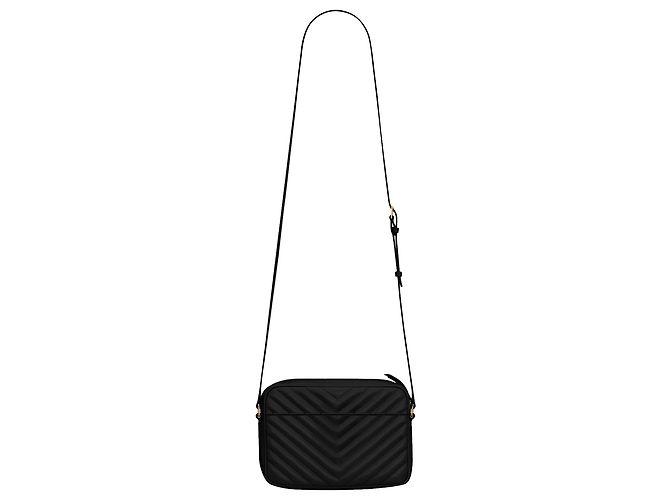 Borsa a tracolla Lou di Saint Laurent Nero - vista 3