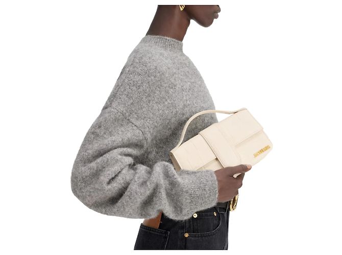 Borsa Le Grand Bambino di Jacquemus Bianco Crudo - vista 3