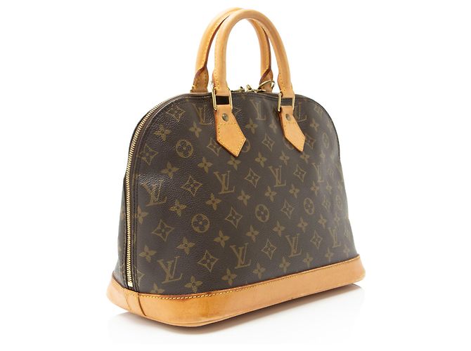 Louis Vuitton Vintage Monogramm Canvas Alma PM Handtasche Braun - Ansicht 2