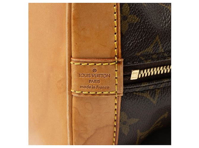 Louis Vuitton Vintage Monogramm Canvas Alma PM Handtasche Braun - Ansicht 8