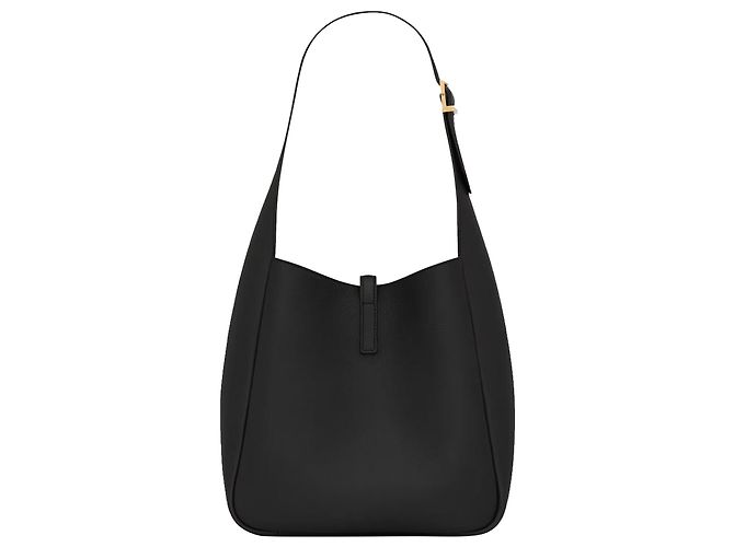 SAINT LAURENT LE 5 À 7 PICCOLO BORSA IN PELLE MORBIDA Nero - vista 4