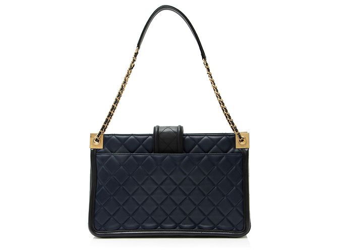 Gabrielle Bolso de compras grande CC elegante de piel de cordero Chanel Negro - vista 3
