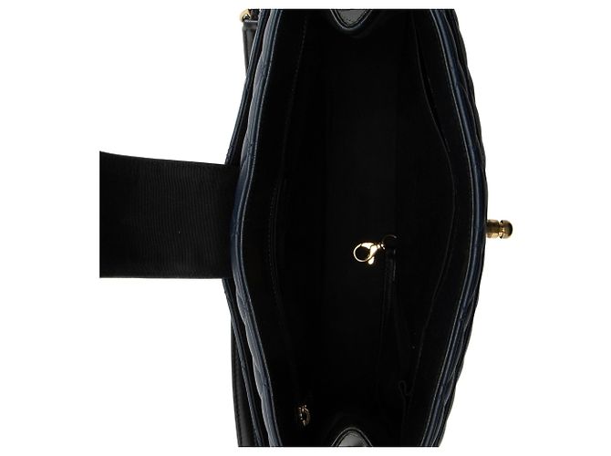 Gabrielle Bolso de compras grande CC elegante de piel de cordero Chanel Negro - vista 7
