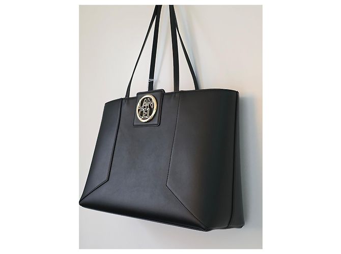 BAG TOTE CON ZIP ROXANE IN PELLE LISCIA NERA LANCEL Nero - vista 2