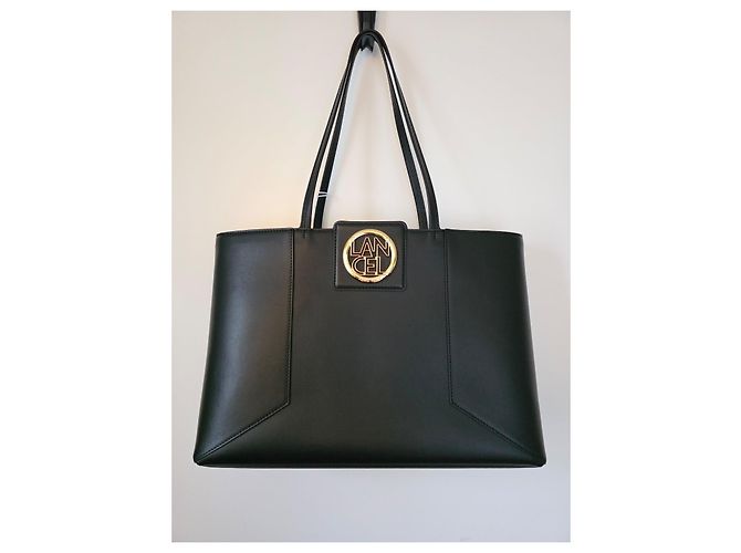 BAG TOTE CON ZIP ROXANE IN PELLE LISCIA NERA LANCEL Nero - vista 3