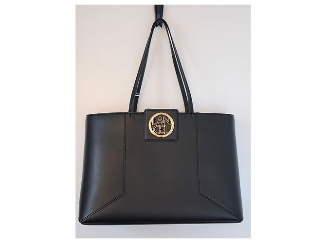 BAG TOTE CON ZIP ROXANE IN PELLE LISCIA NERA LANCEL Nero - vista 5