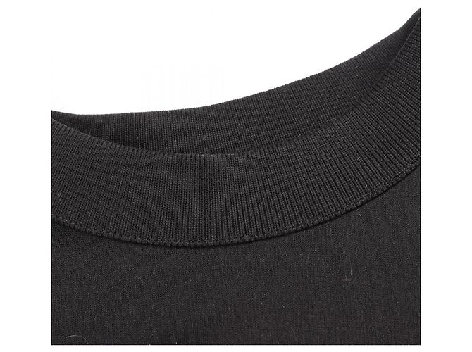 Camiseta de algodón con gran logo circular Louis Vuitton Negro - vista 6