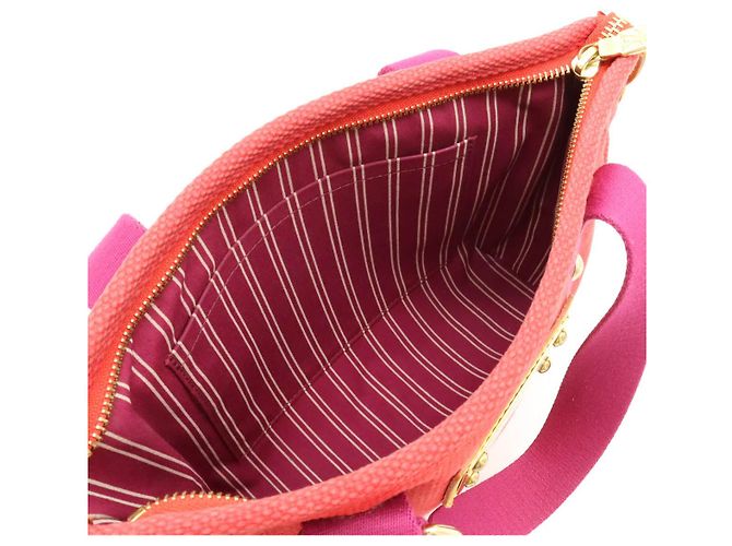 Louis Vuitton Antigua Canvas Antigua Cabas PM Handtasche M40037 Rot - Ansicht 6
