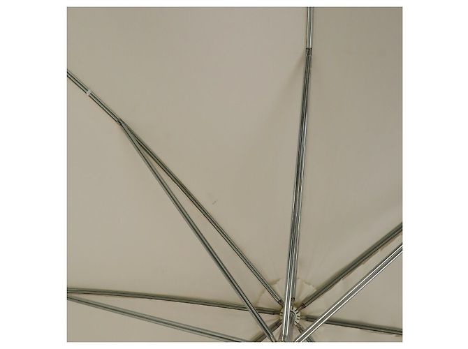 Timeless Regenschirm aus Nylon-Leinwand mit Coco Mark-Logo von Chanel Weiß - Ansicht 7