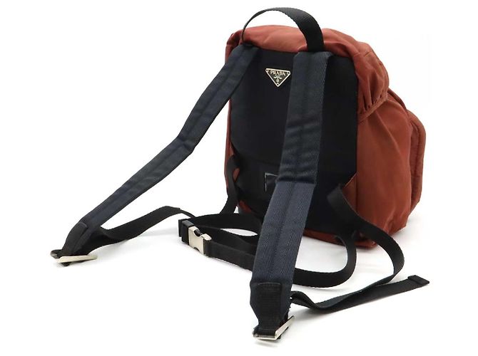 Prada Tessuto Montagn Nylon Rucksack Rot - Ansicht 2