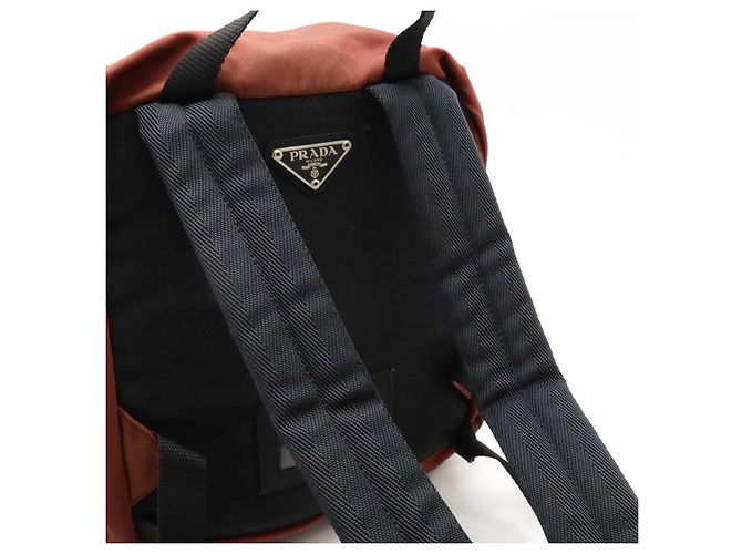 Prada Tessuto Montagn Nylon Rucksack Rot - Ansicht 4