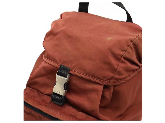 Prada Tessuto Montagn Nylon Rucksack Rot - Ansicht 5