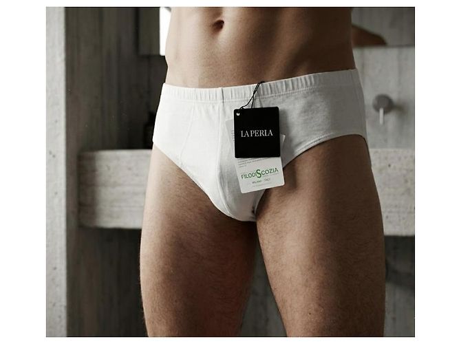 Neue Herrenunterwäsche Slip LA PERLA Weiß S - Ansicht 3