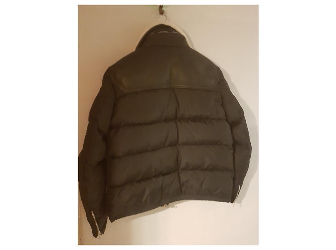 Moncler Leo Lederjacke Schwarz - Ansicht 12