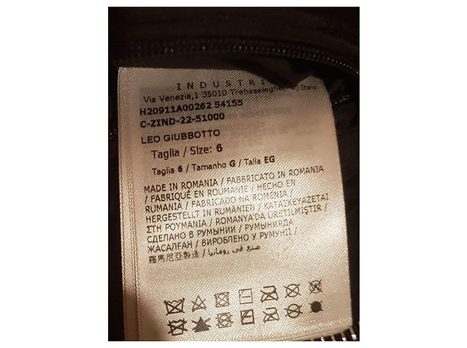 Moncler Leo Lederjacke Schwarz - Ansicht 6