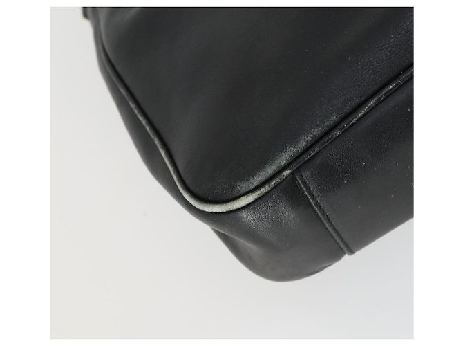 Borsa a mano in pelle Gucci Bamboo 2way Nera Oro 001 123 1638 Auth 169470 Nero D'oro - vista 16