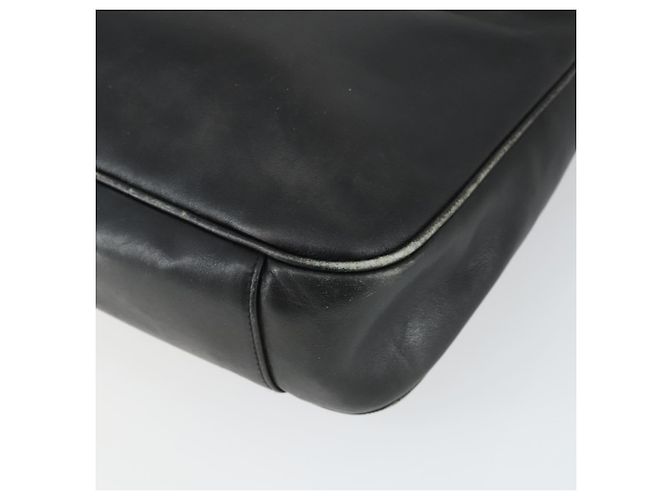 Borsa a mano in pelle Gucci Bamboo 2way Nera Oro 001 123 1638 Auth 169470 Nero D'oro - vista 17