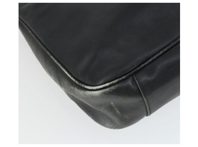 Borsa a mano in pelle Gucci Bamboo 2way Nera Oro 001 123 1638 Auth 169470 Nero D'oro - vista 18