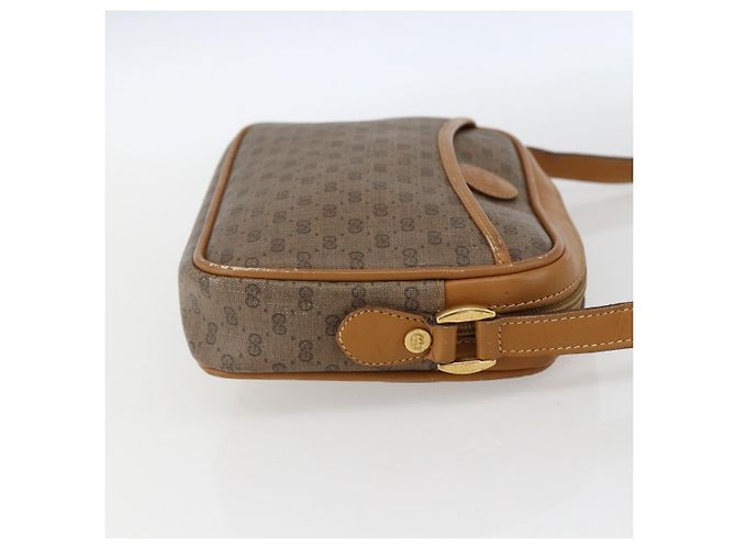Gucci Borsa a spalla Micro GG Supreme in PVC Beige Oro Auth BA10809 D'oro - vista 4