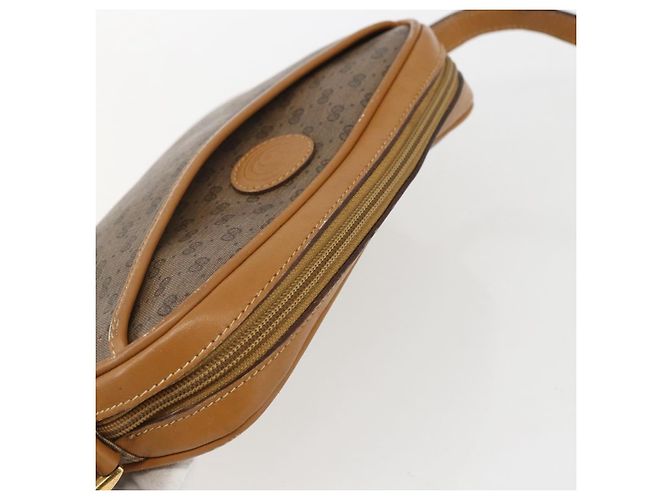 Gucci Borsa a spalla Micro GG Supreme in PVC Beige Oro Auth BA10809 D'oro - vista 6