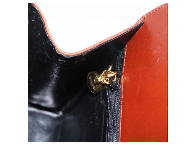 Borsa a spalla Gancini in pelle marrone e oro Auth BA10665 di Salvatore Ferragamo D'oro - vista 20